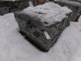 Pallet With 156SF Tumbled Bluestone Wall Stone, 1 1/2'' Thick, Sold by the