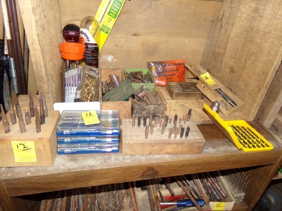 Shelf Full Of Punches, Allen Wrenches, A Few Bits, Screwdrivers, Extractors