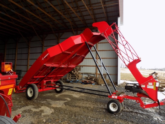 Kuhns//Norden AE15 Bale Collector Basket Wagon (Like New); S/N:A214331