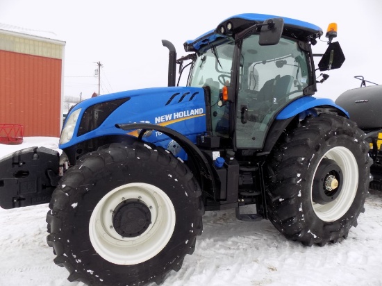 New Holland T6.180 (4wd, Full Cab, Full Weights, 4 Sets Remotes, 445 Hrs.,