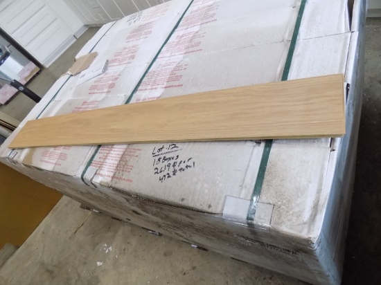 18 Boxes of Cheekwood Sliced White Oak 1/2'' X 7'' X 60'' Engineereed Hardw