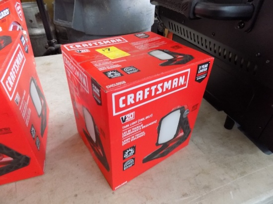 New Craftsman 20 Volt LED Work Light, Tool Only (NO BATTERY OR CHARGER)