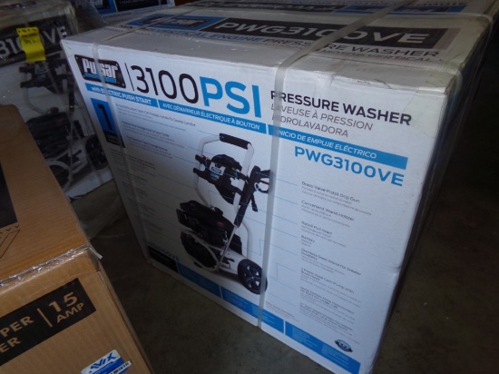 New Pulsar 3100psi Pressure Washer, Model PWG3100VE