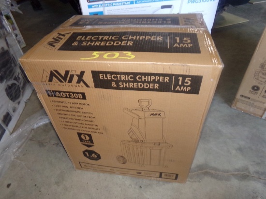 New AAVIX AGT308 Electric Chipper / Shredder