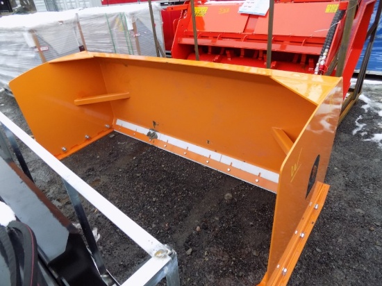 New Wolverine 84'' Snow Pusher, Orange