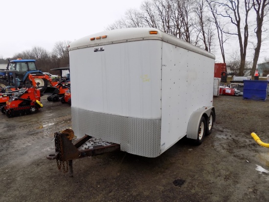 2002 Cargo Pro 12' Enclosed Tandem Axle Trailer w/ Rear Drop-Down Gate, VIN