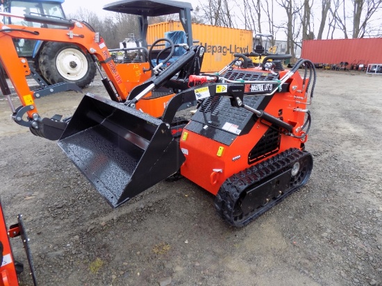 New, AGT,LRT-23 Mini Tracked Skid Steer Loader, Gas Engine, Front Aux. Hyds