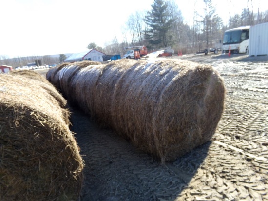 (10) Round Bales, Mostly First Cut (Late Cute?), Sold By The Bale (10 X BID