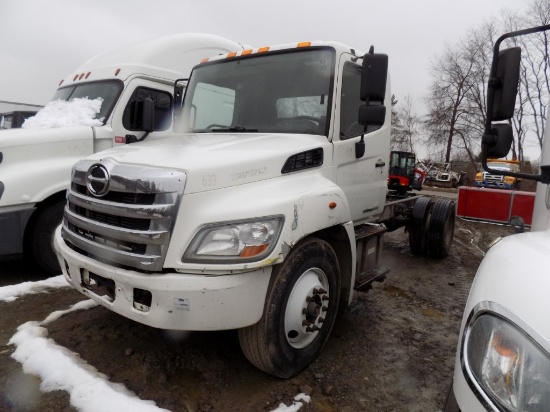 2014 Hino 268 Cab & Chassis, Runs & Drives, Diesel, Auto Trans, Hyd. Brakes
