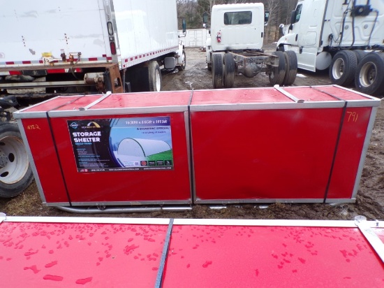 New Gold Mountain 30' x 65' x 15' Tall Single Truss Storage Shelter