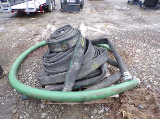 Pallet of 4'' Discharge Hoses and 1 Intake Hose