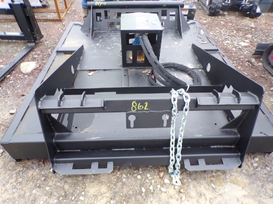 New 66'' Skid Steer Brush Cutter, Put Oil in Gearbox Before Use