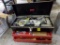 Steel 2 Drawer Tool Box with Misc. Electrical Contents
