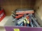 Box of Pliers, Sockets, Wrenches, Etc.