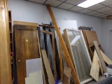 Group of Doors, Mouldings, Windows, Etc. (Leaning on the Wall) See Photo