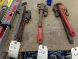 (2) Pipe Wrenches, 14'' and 18''