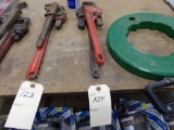 (2) Pipe Wrenches, 14'' and 18''