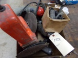 Box with Hilti TKIE Driver, 1/2 Electric Impact, 1/2 Air Angle Grinder and