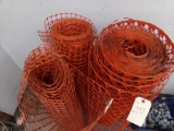 (3) Partial Rolls of Orange Snow Fence (See Photo to Judge)