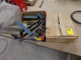 (2) Boxes of Router Table Inserts, Wrenches, Whet Stones and Misc.