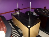 Portable Bar On Casters, 23''x60'', w/Sink, 3 Drawers, 1 Door