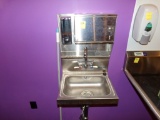 Stainless, 18'', Hand Wash Sink (Buyer To Disconnect Disassemble And Remove