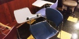 Approx. 50 Blue, Student Desks, Lightweight Wire Design, In Room #202 In Sc