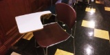 Approx. 40 Brown, Student Desks, Lightweight Wire Design, In Room #202 In S
