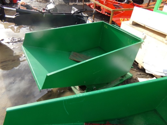 New, Green, Dumpster For Fork Lift, Approx. 24'' Deep