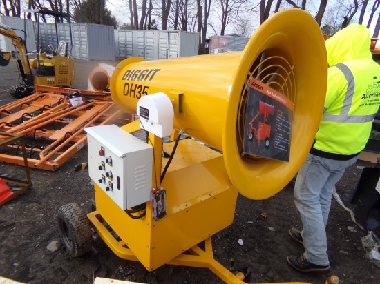 New, Diggit, DH35, Dust Control, Motor Fan, 3-Phase, 10 HP