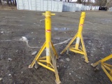 (2) 15,000 Portable Jack Stands. Tripod Type. ''Rotary'' Brand