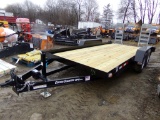 2024 Cross Country New T/A 6' x 16' Equipment Trailer, Drop-Down, Galvanize
