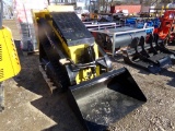 New Diggit SCL850 Mini Skid Steer, 40'' Bucket, Gas Engine, Yellow