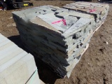 Pallet With 192SF of Snapped Edge Bluestone Colonial Wall Stone, Varying Th