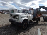 1977? GMC 6500 Flatbed, Man Trans, Gas, ''427'' Tall Deck, Engine For Parts