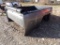 8' Chevrolet Silver/Gray Truck Bed With Bumper and Plastic Liner, HAS MAJOR