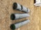 (3) Rolls Of Nylon Green Metal Fencing, 6'x50' (3 X BID PRICE)