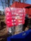 New 100 T-Top Bollard Safety Cones and Bases Plus 50 Warning Bunting, (100x
