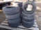Pallet of Various Size and Type Tires-Unused-(9) Total