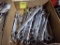 Box of Mics Craftsman Metric and SAE Combination Wrenches