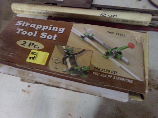 Strapping Tool Set With Box and Book