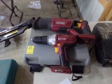 Chicago Electric 18V Drill, Recip Saw, (3) Batteries and a Case (No Charger