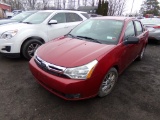 2011 Ford Focus SE, Maroon, 134,714 Miles, VIN#:1FAHP3FNXBW100485 - OPEN TO