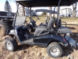 Yamaha Lifted Golf Cart With Roof, Flip Over Rear Seat, NOT RUNNING, NEEDS