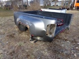 Gray, 1-Ton, GM Dually Truck Box w/Taillights, Rusty And Damaged