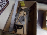 Box With Steel Rules, Combination Squares, Protractors, Drill Gages, Etc.