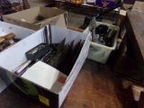 (2) Boxes With Drill Rods, Drills, Large Box Tool, Laps, Etc.
