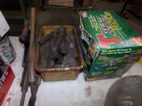 Group With Auto Vacuum, Old Indicators and Box Stapler and Small Pruners