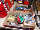 (2) Boxes of Misc-Propane Torches/Tanks, Pliers, Milling Cutters, Boat Ligh