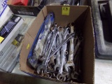 Box With Good Quantity of Misc Combination Wrenches